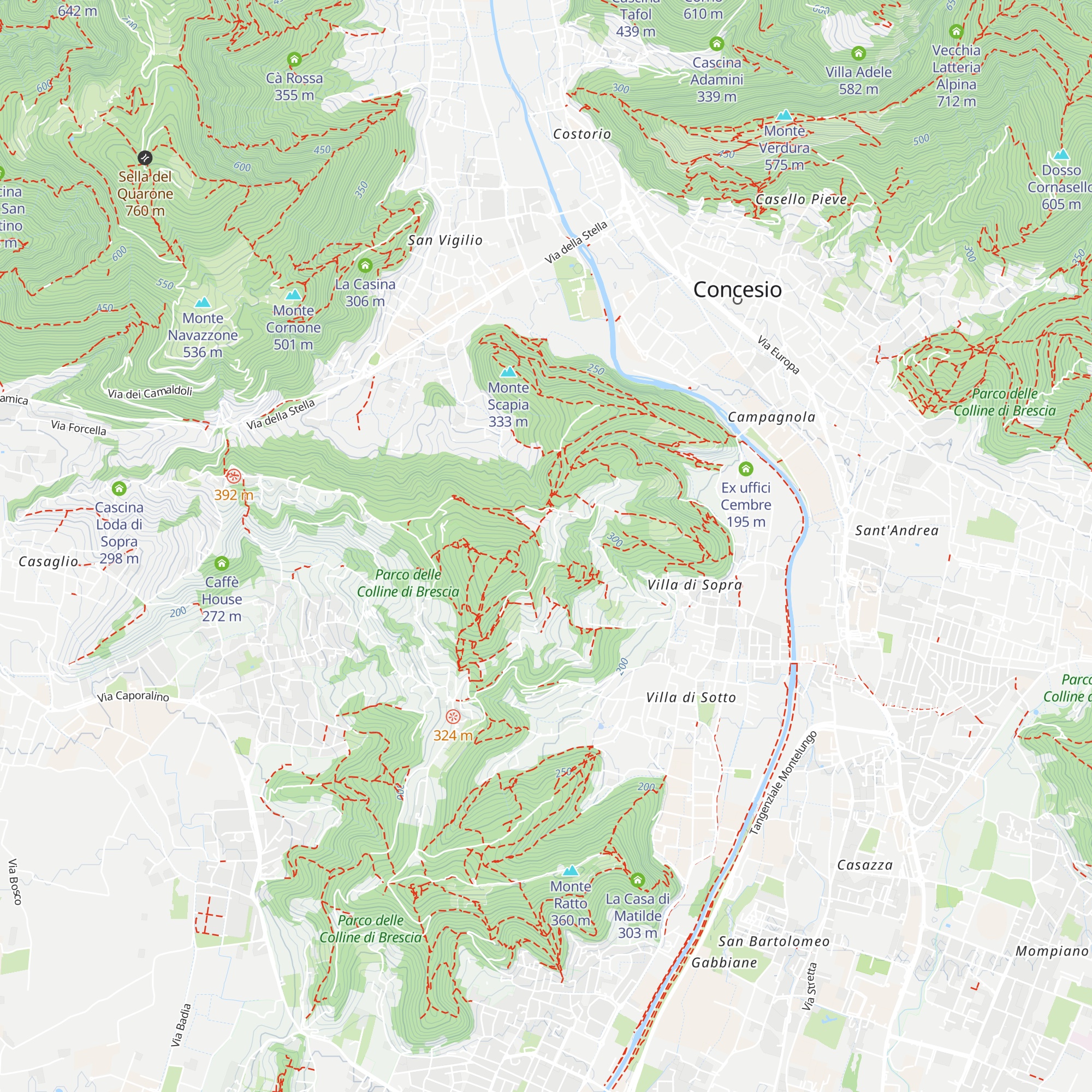 Cà Sora map