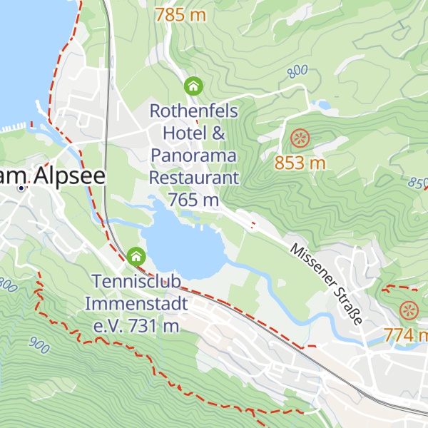 Map of Alpsee Bistro