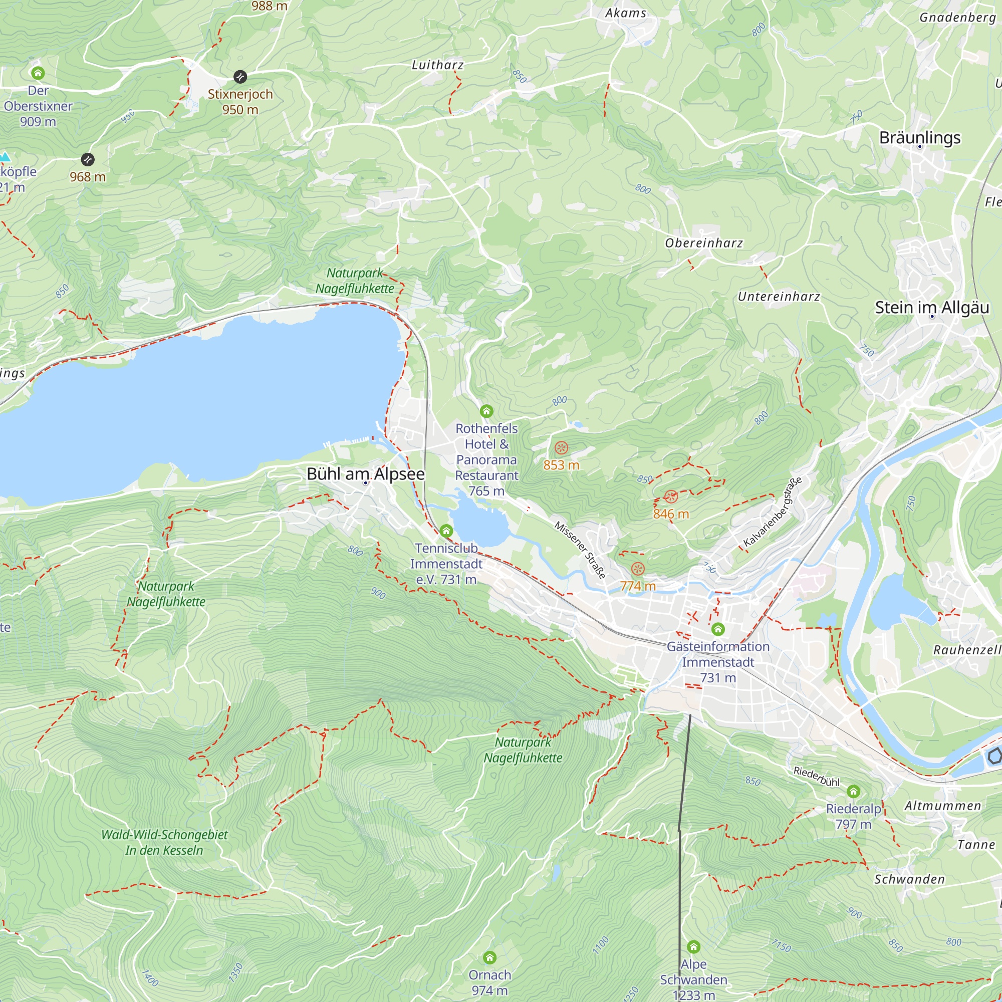 Alpsee Bistro map