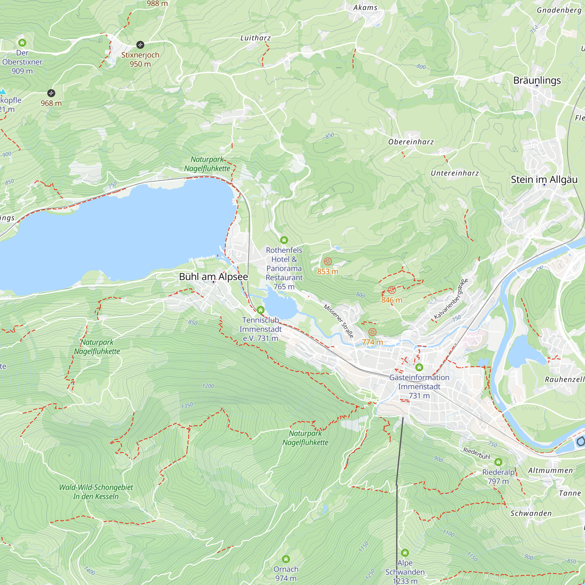 Alpsee Bistro map