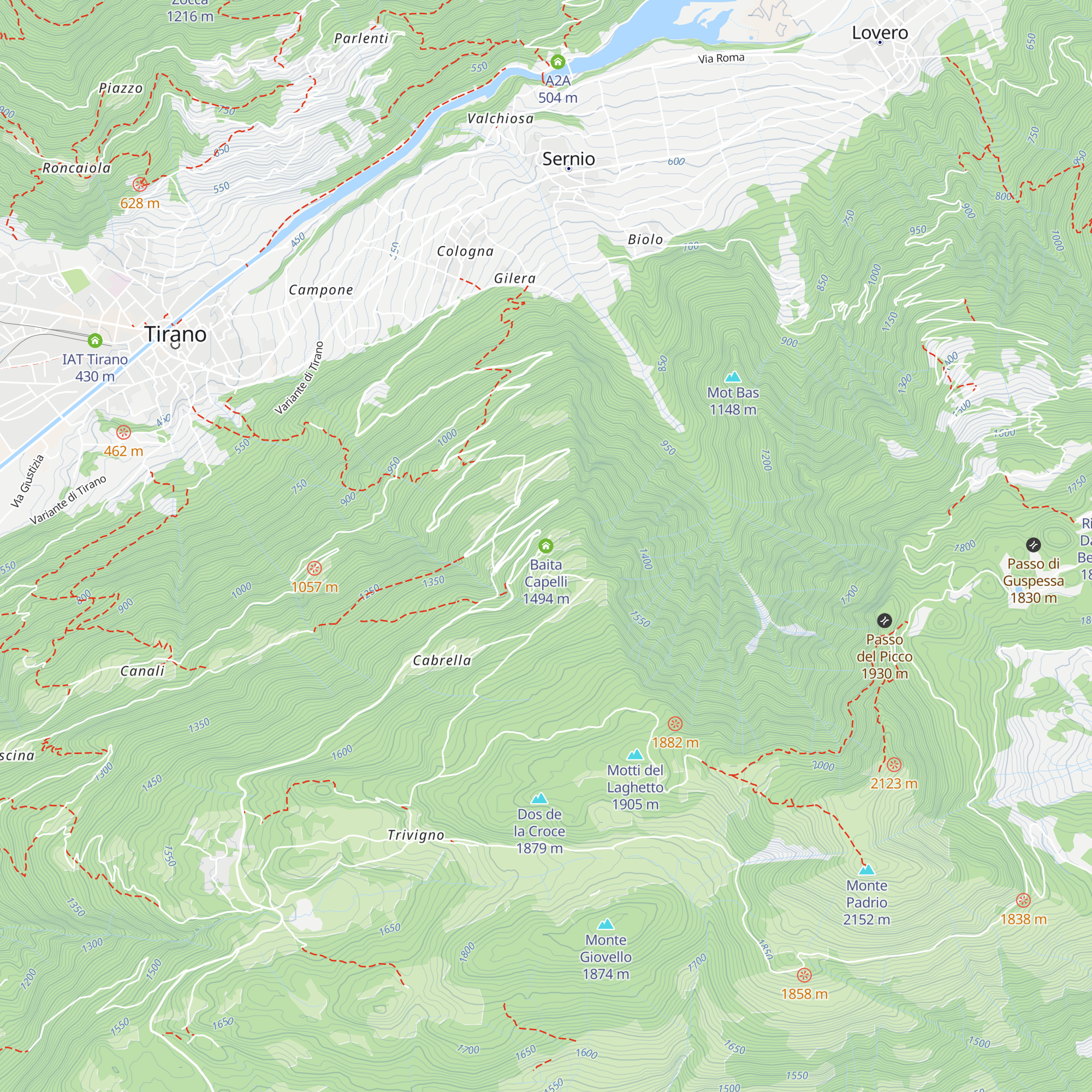 Baita Capelli map