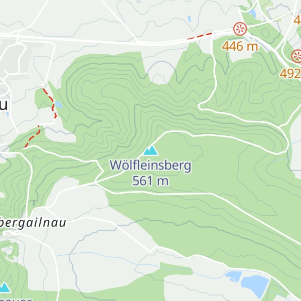 Map of Wölfleinsberg