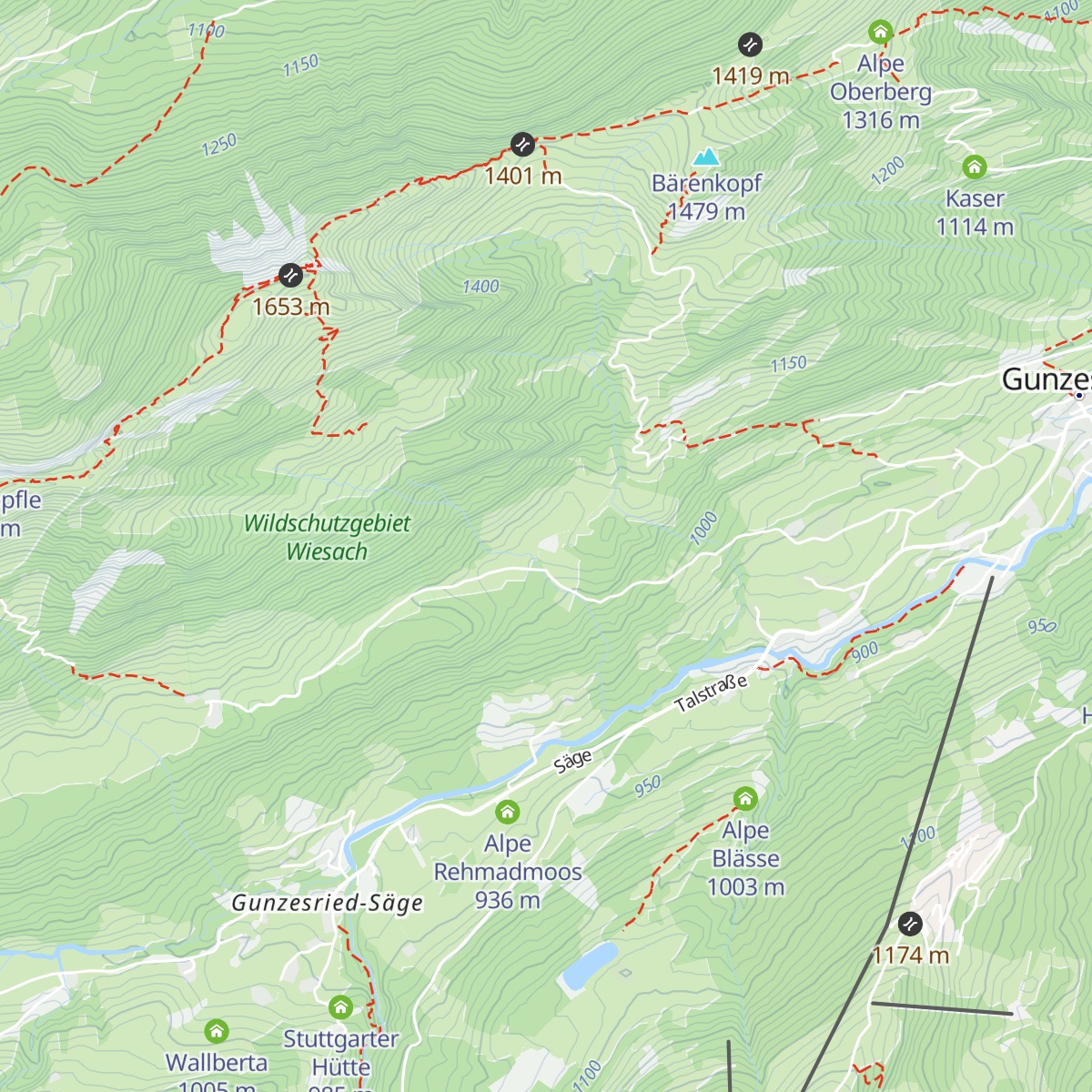 Winkelwiesenalpe map