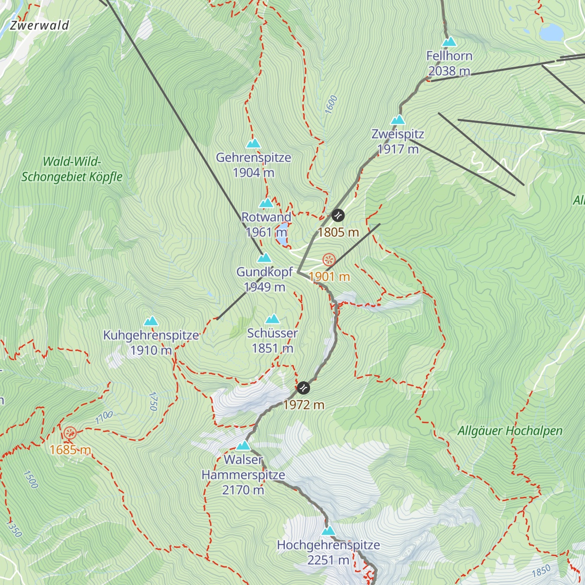 Adlerhorst map