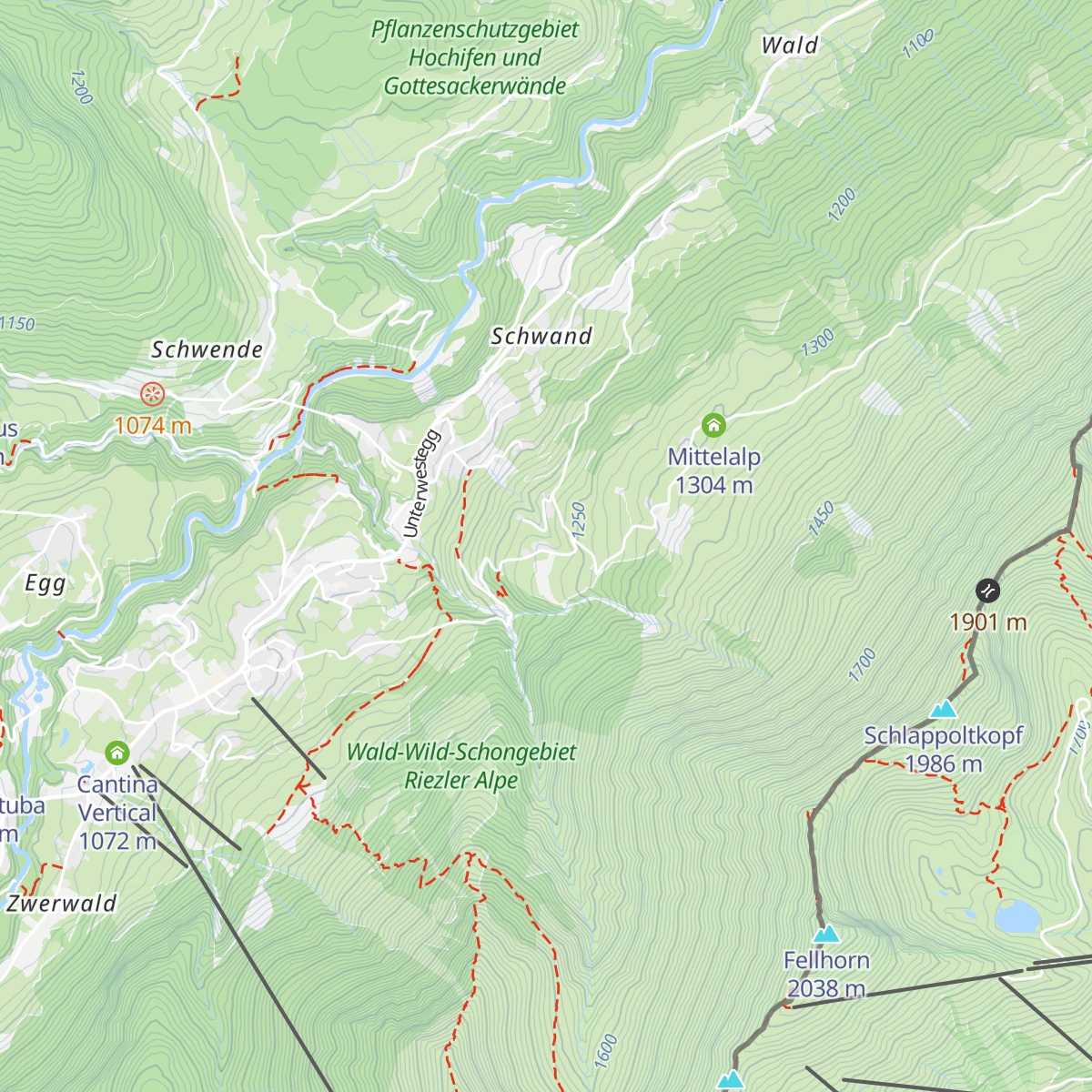 Bergstüble map