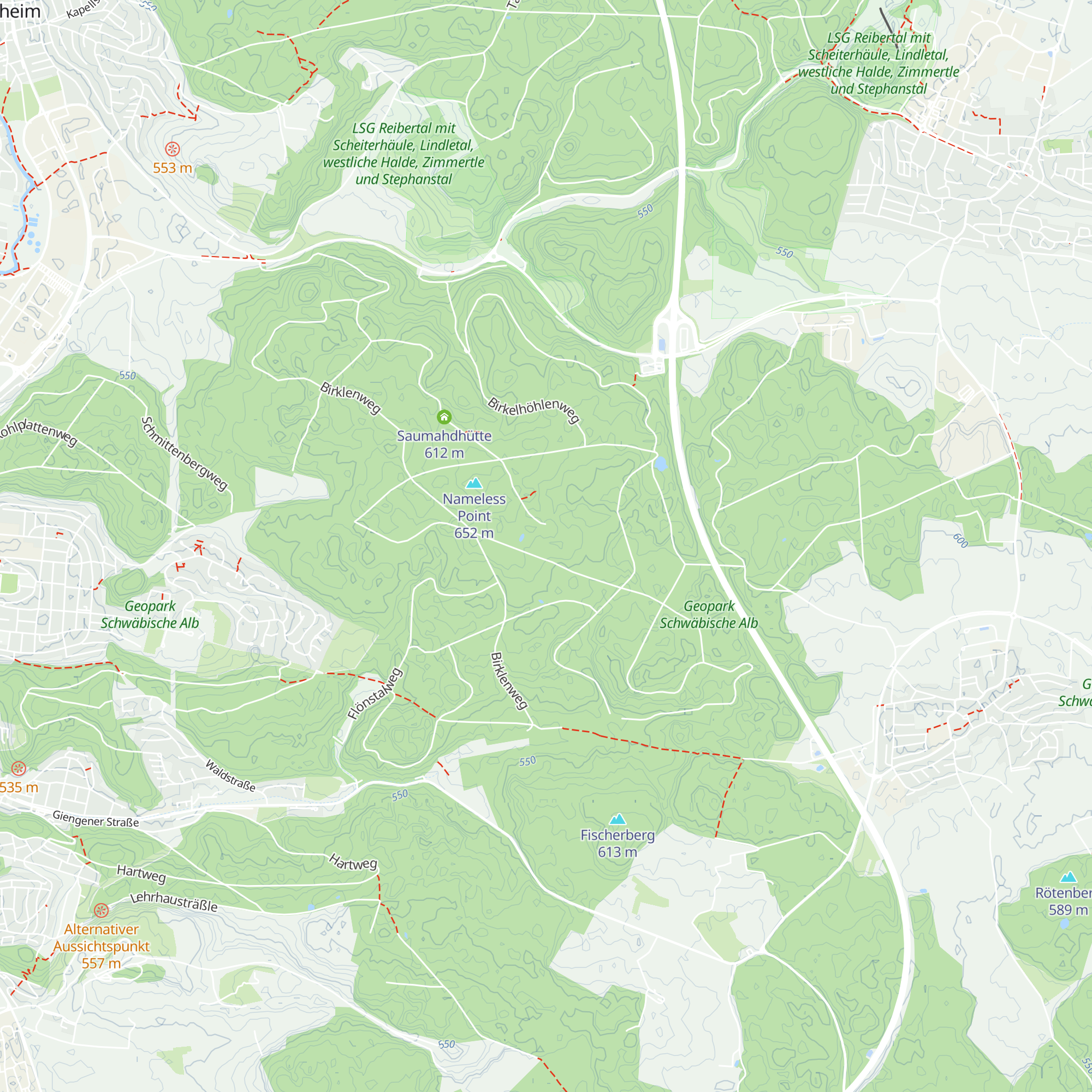 Obere Saatschulhütte map