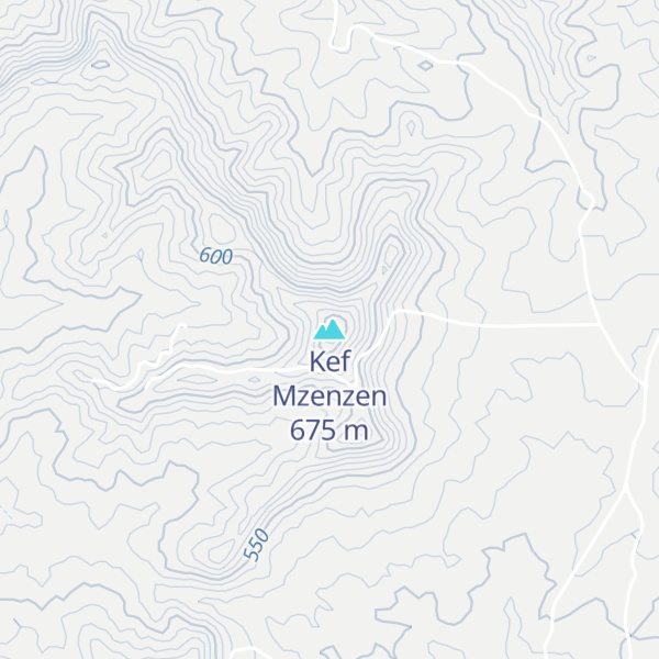 Map of Kef Mzenzen