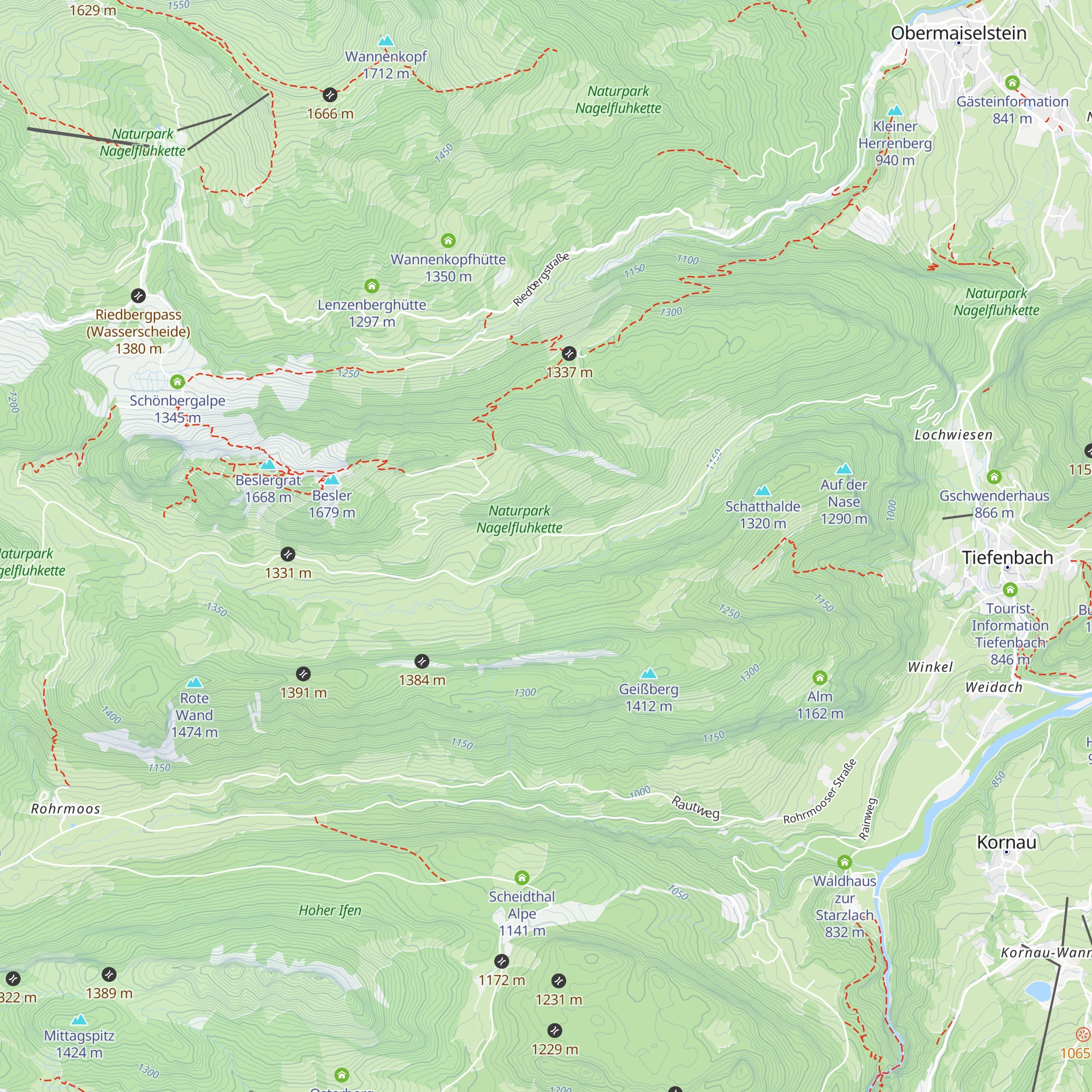 Schwabenalpe map