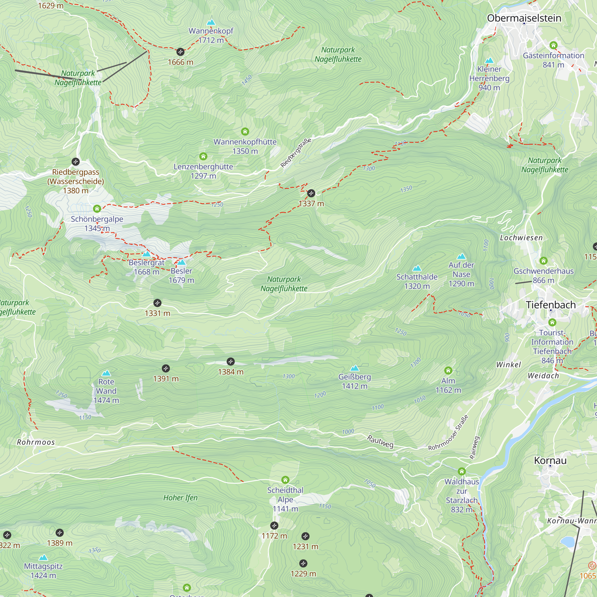 Schwabenalpe map