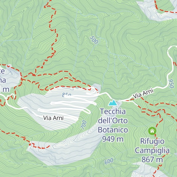 Map of Rifugio Città di Massa