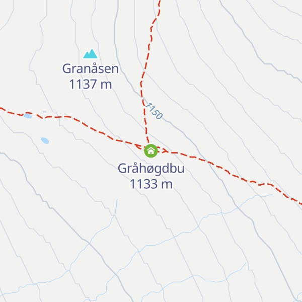 Map of Gråhøgdbu