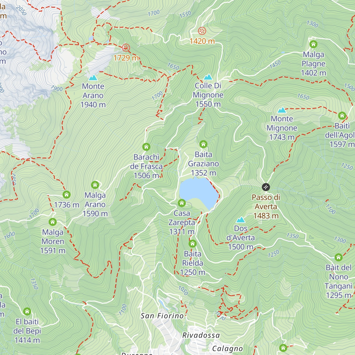 Chalet Lova map