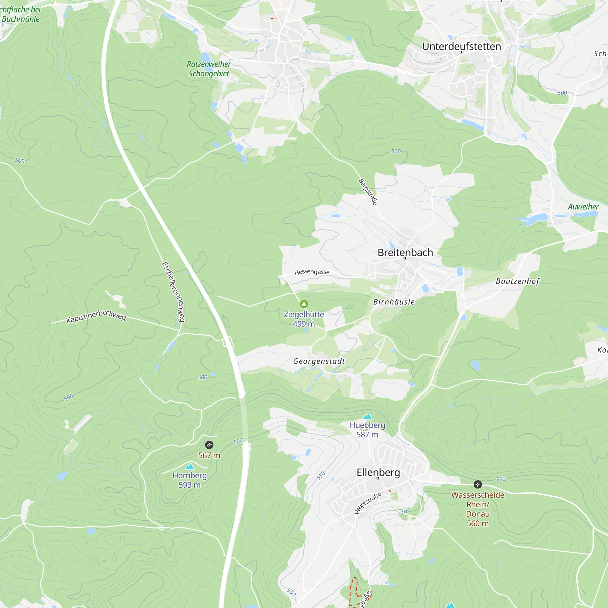 Ziegelhütte map