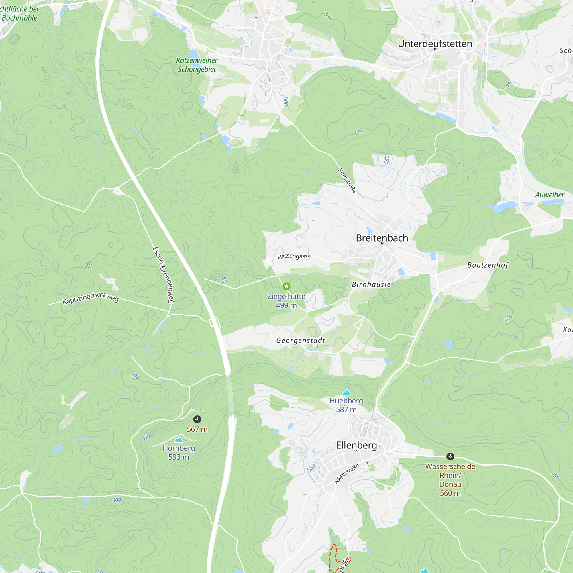 Ziegelhütte map