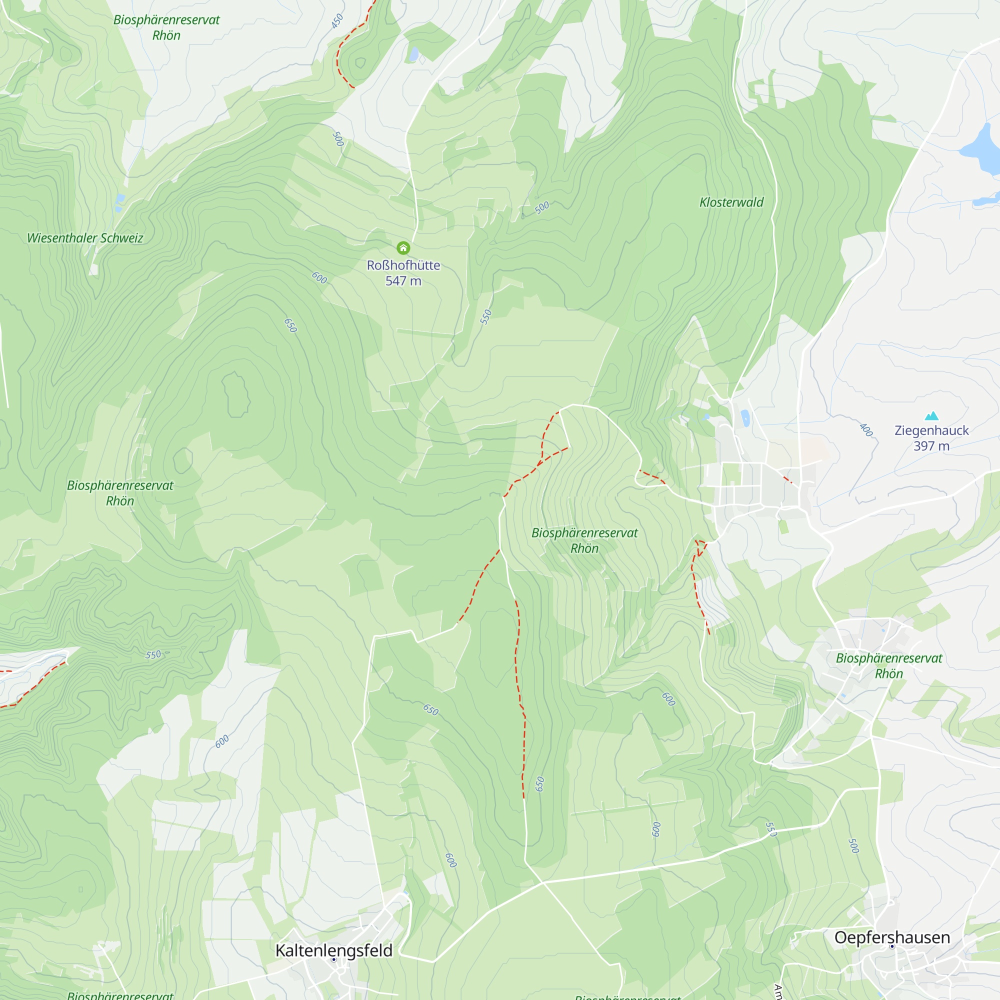 Humpfershäuser Hütte map
