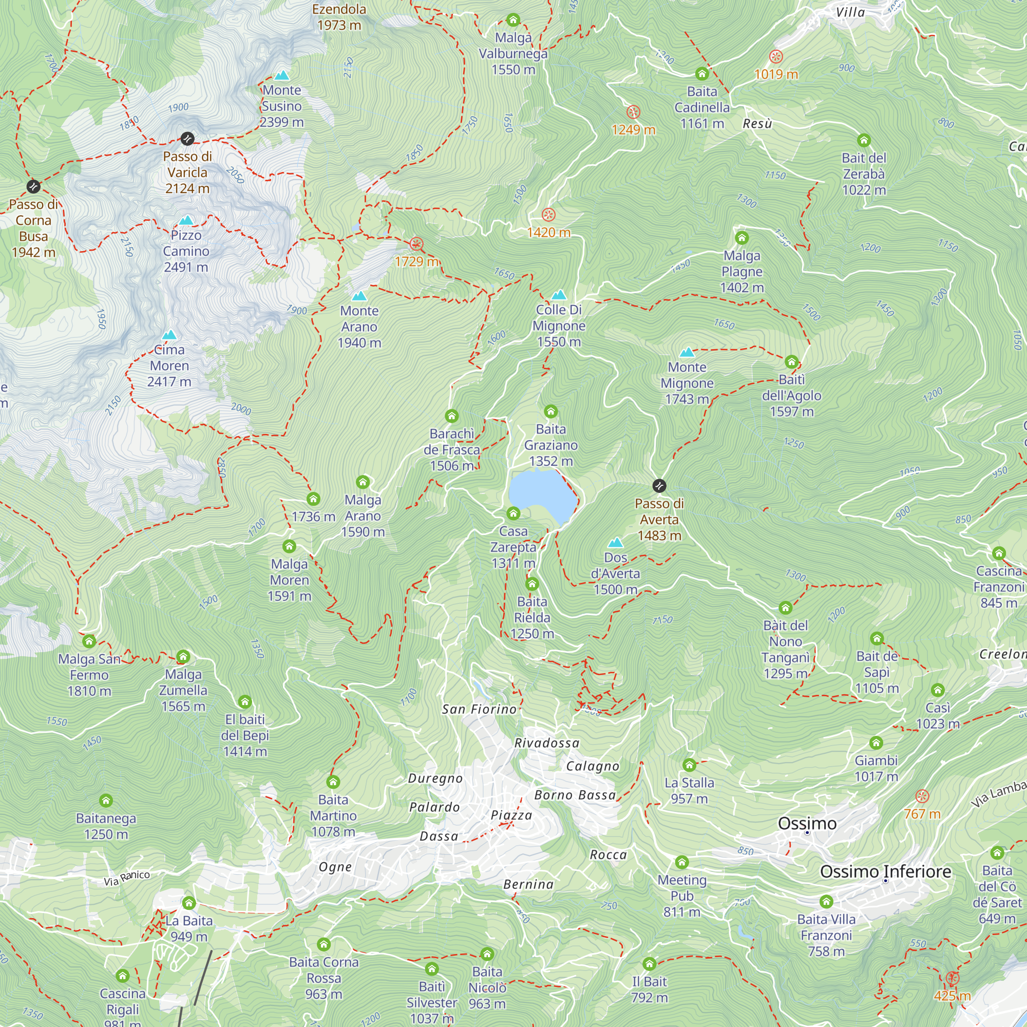 Casa Zarepta map