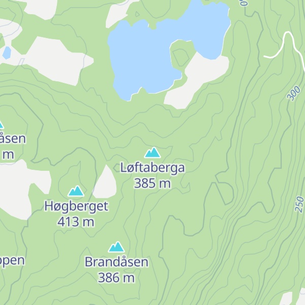Map of Løftaberga