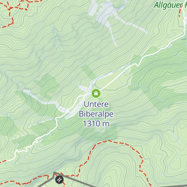 Map of Haldenwanger Höfle