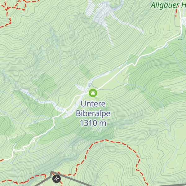 Map of Untere Biberalpe