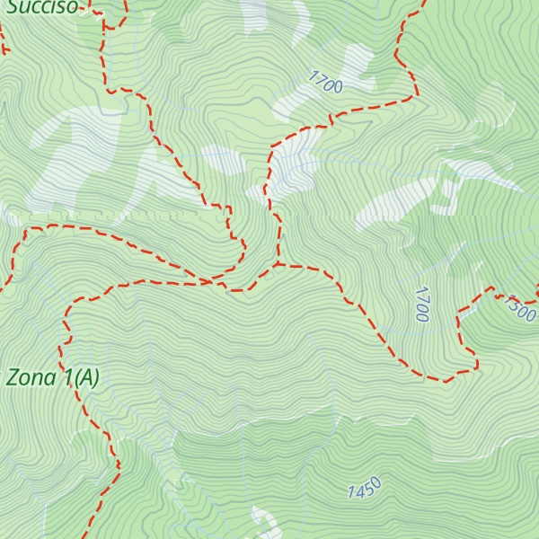 Map of Monte Casarola