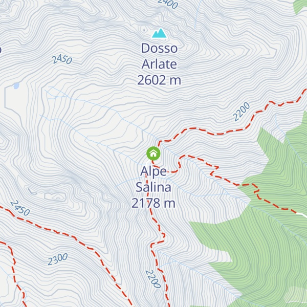 Map of Alpe Salina