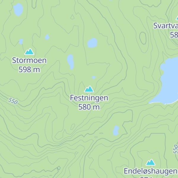 Map of Festningen