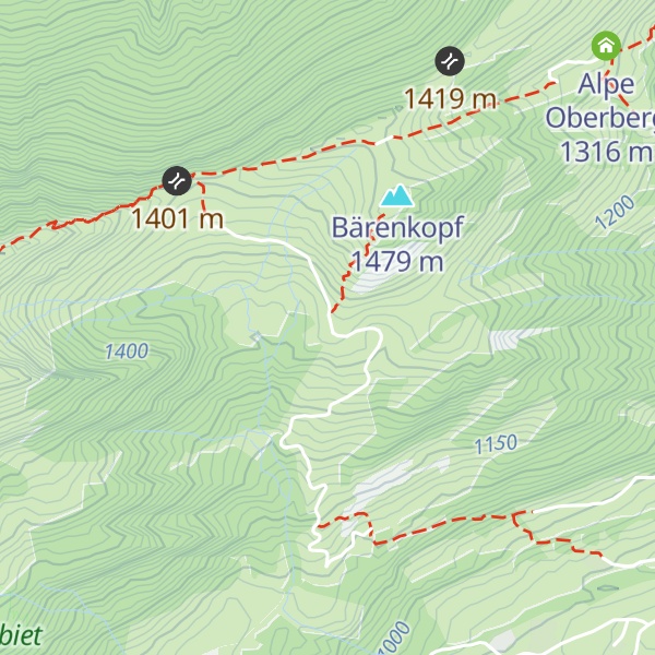 Map of Vordere Krumbachalpe