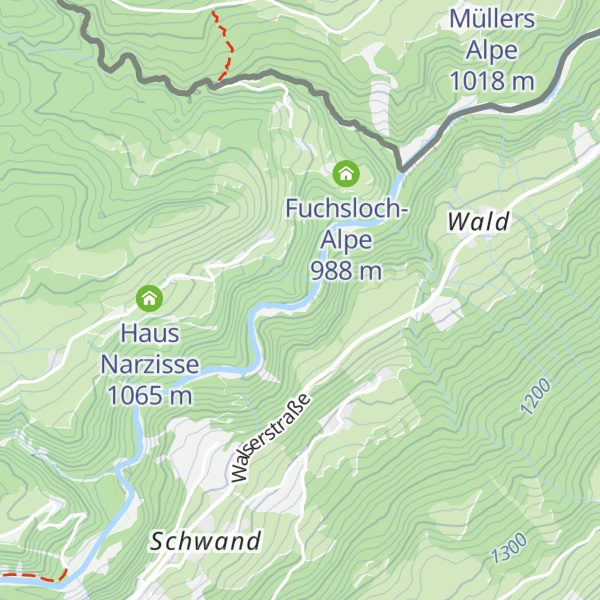 Map of Waldhaus