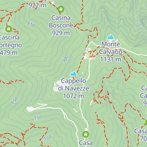 Map of Cappello di Navezze
