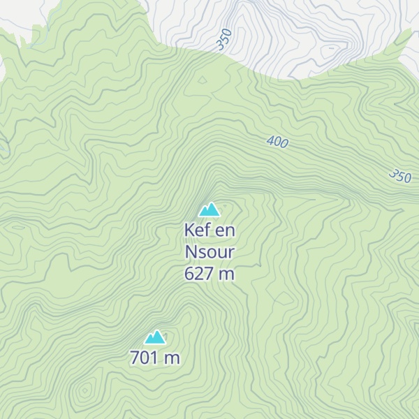 Map of Kef en Nsour