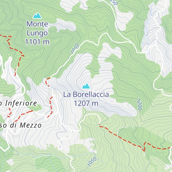 Map of La Borellaccia