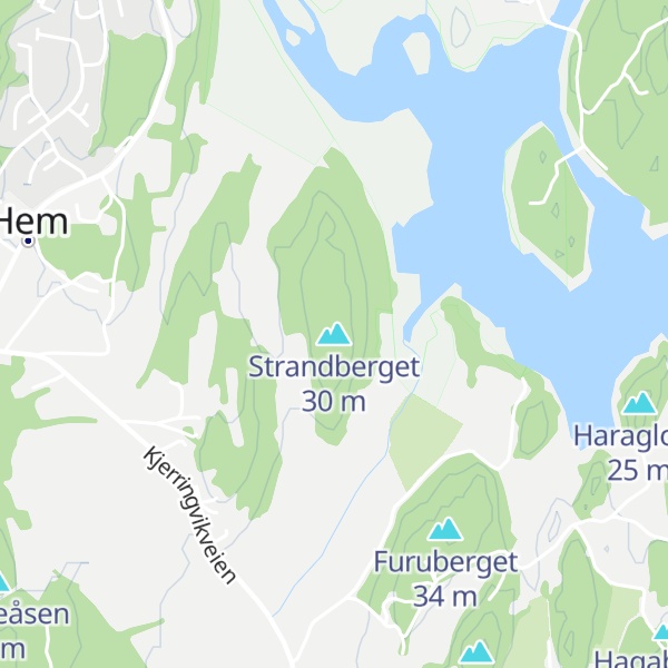 Map of Strandberget