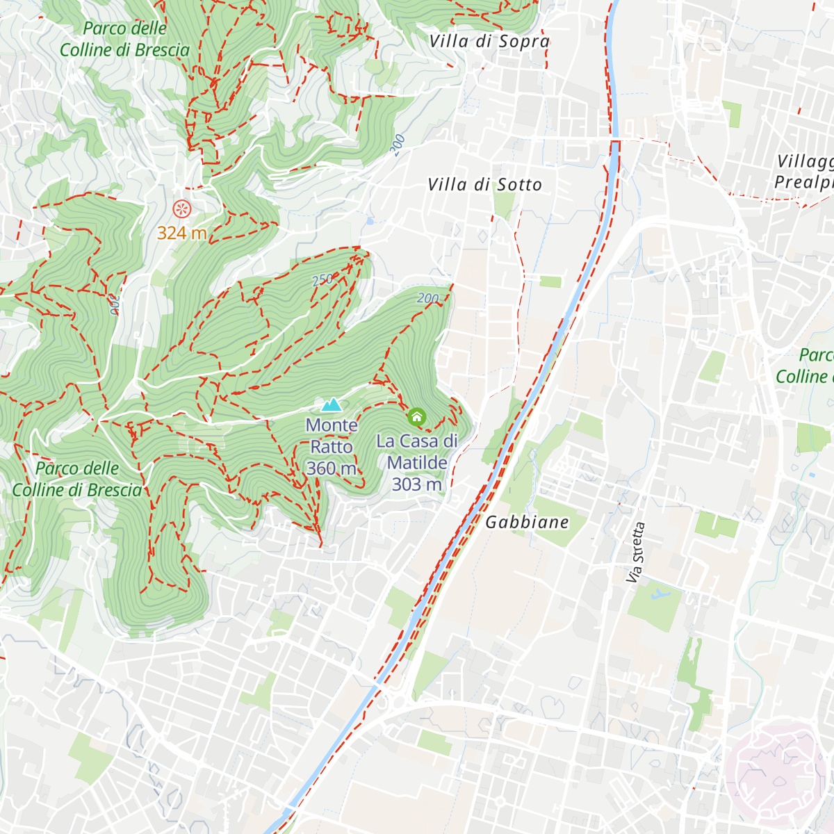 La Casa di Matilde map
