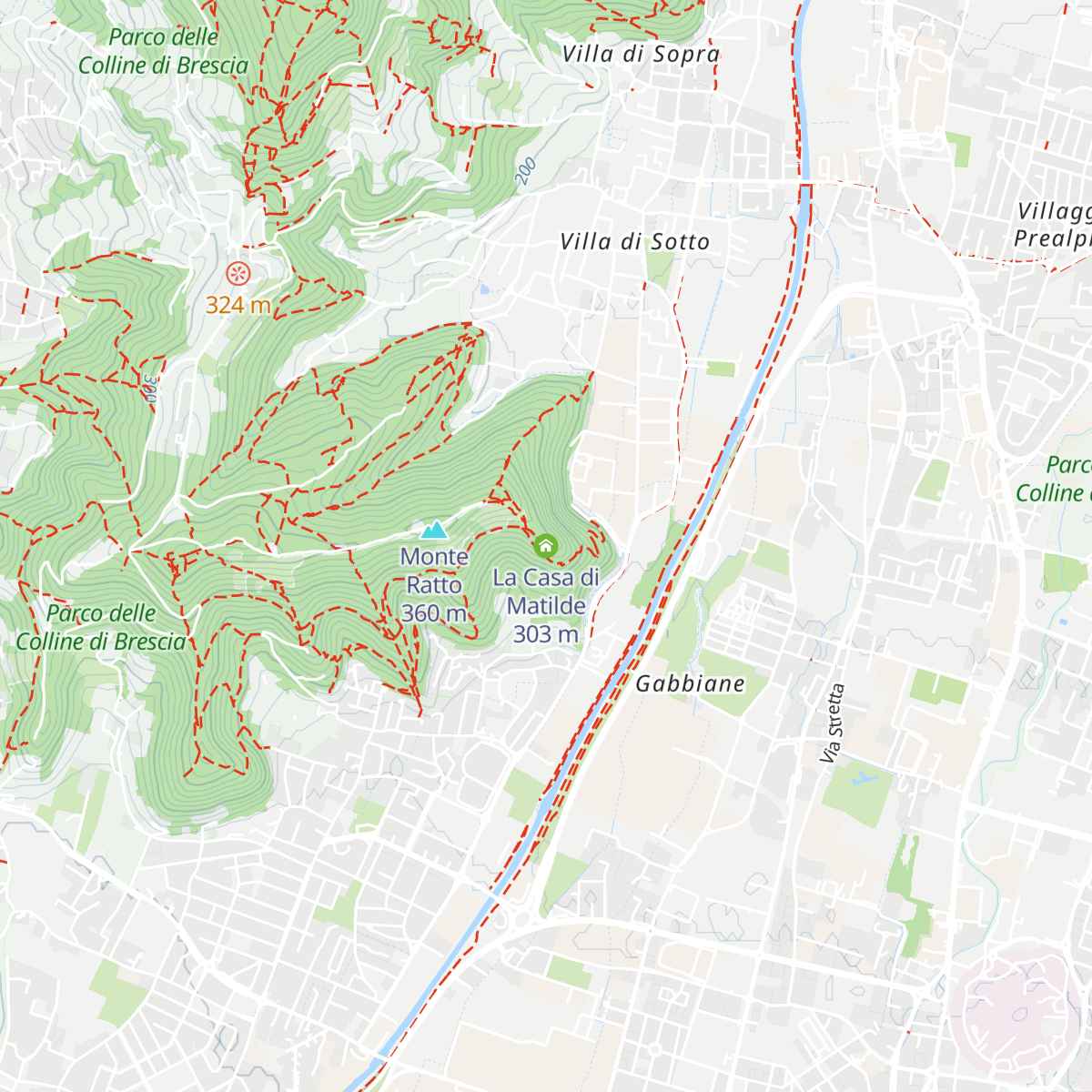 La Casa di Matilde map