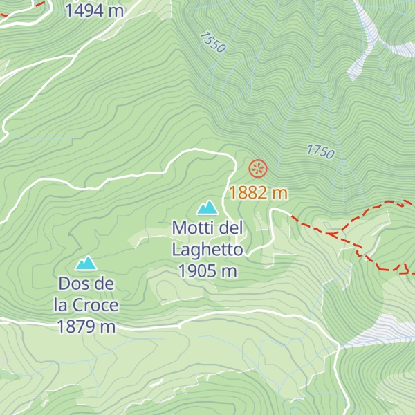 Map of Motti del Laghetto