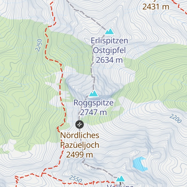 Map of Roggspitze
