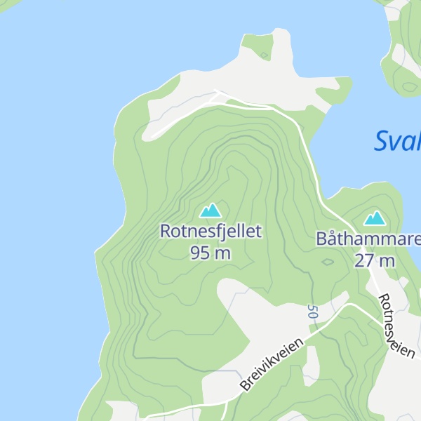 Map of Rotnesfjellet