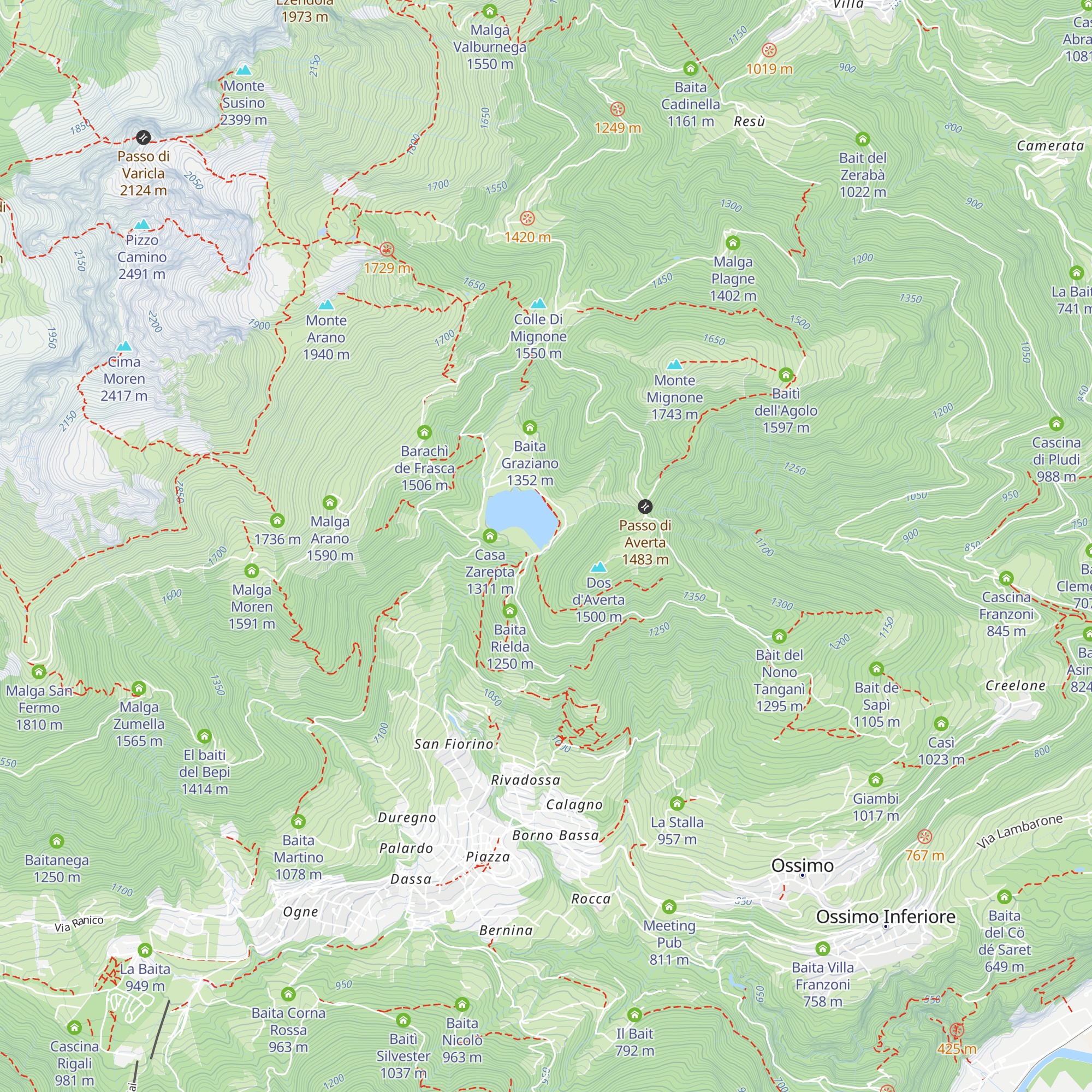 Casa del Guardiano map