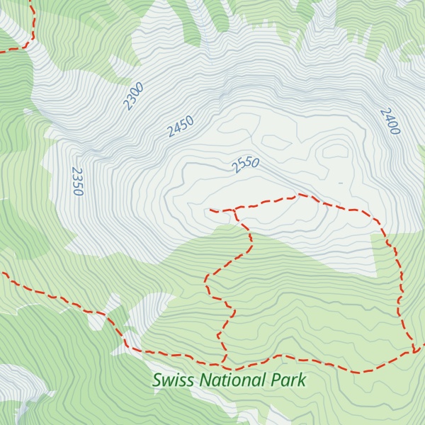Map of Munt la Schera