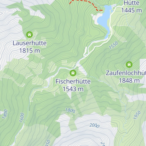 Map of Fischerhütte