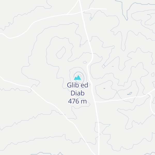 Map of Glib ed Diab