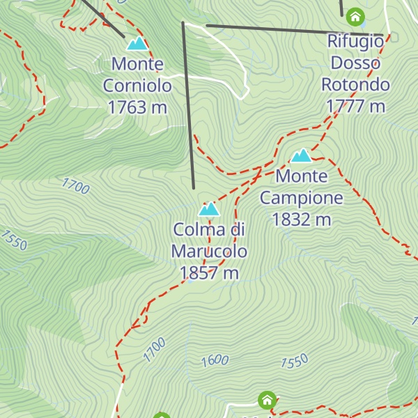 Map of Colma di Marucolo