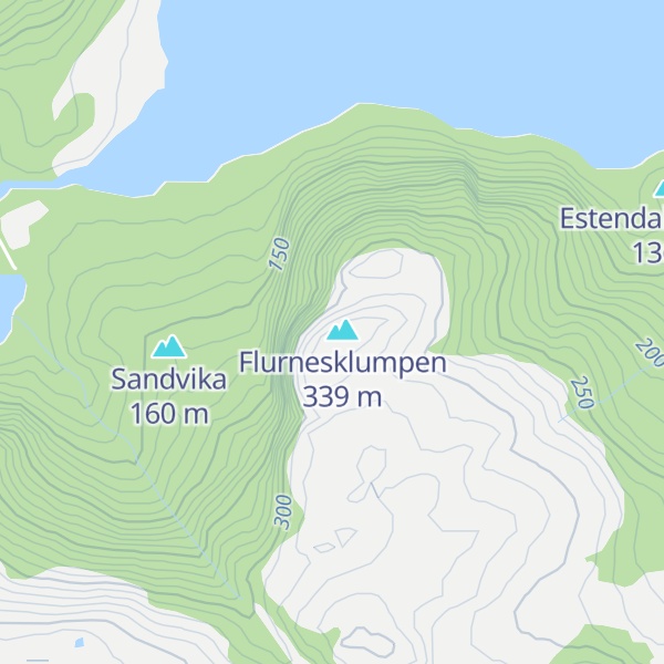 Map of Flunesklumpen