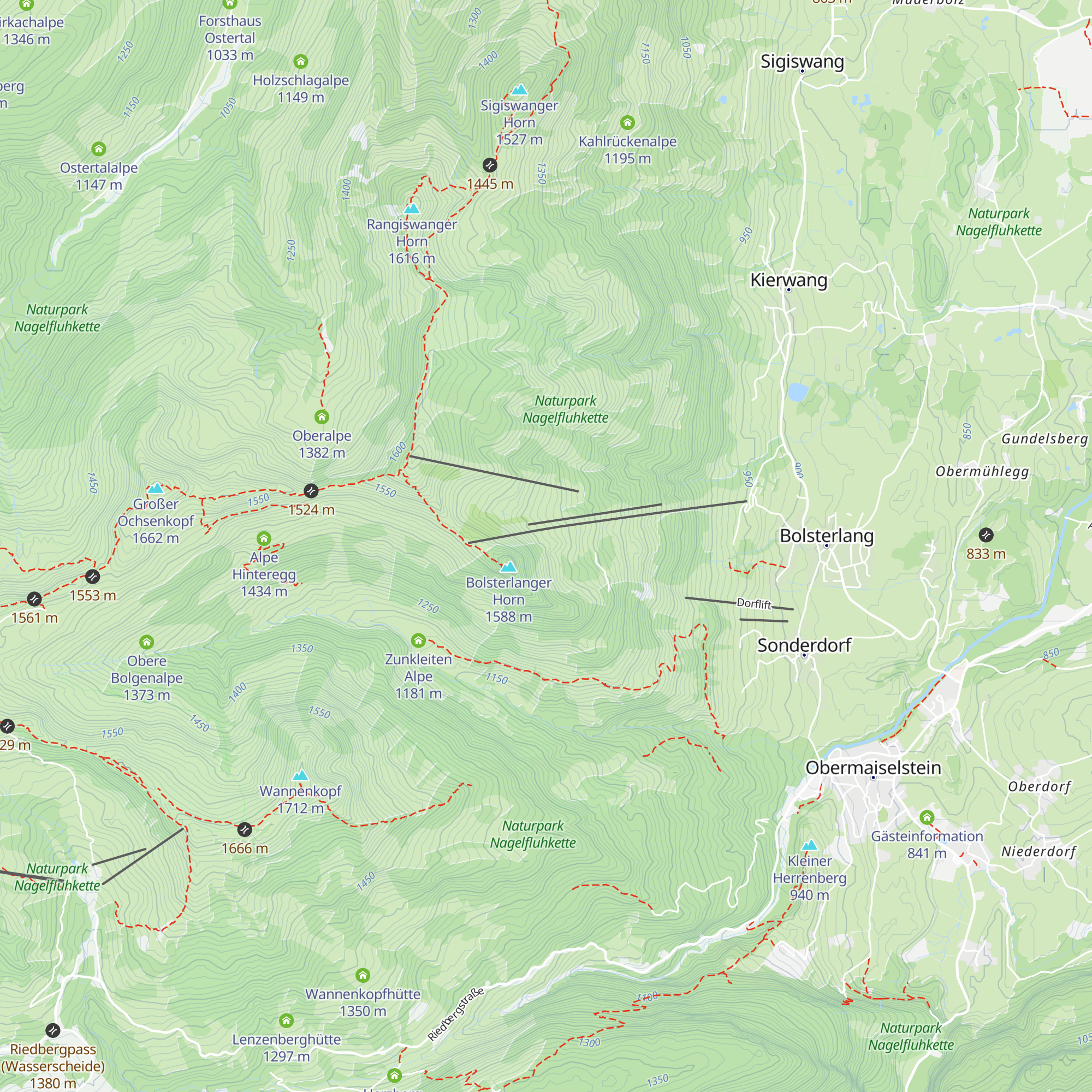 Hörnerhaus map