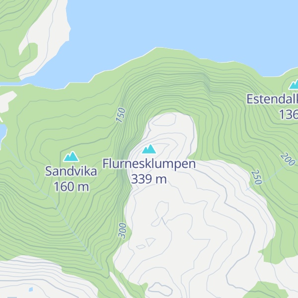 Map of Flurnesklumpen