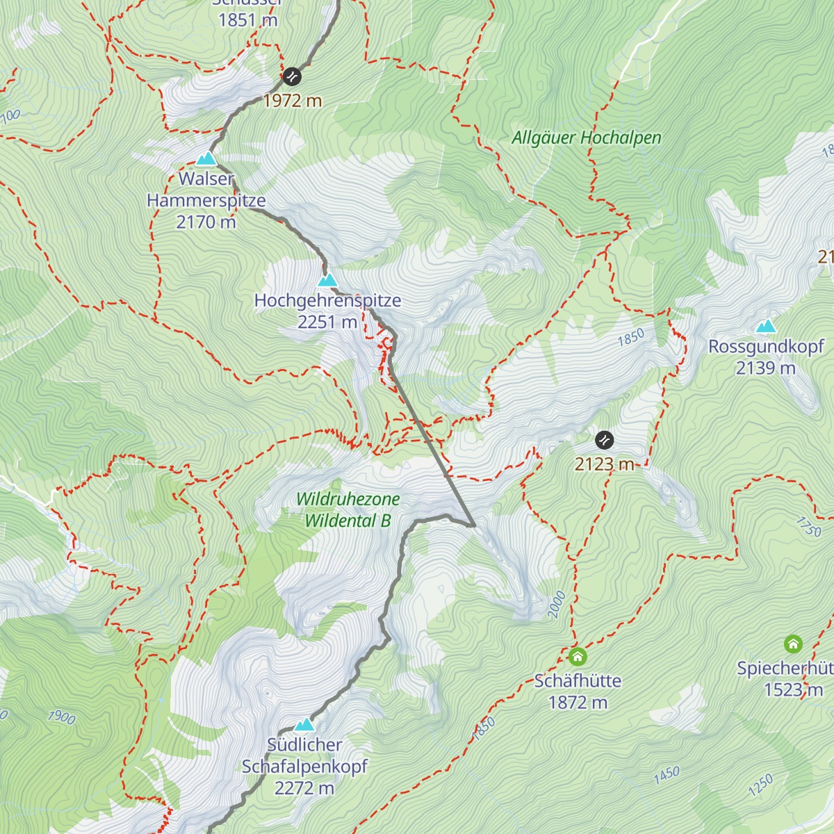 Fiderepasshütte map