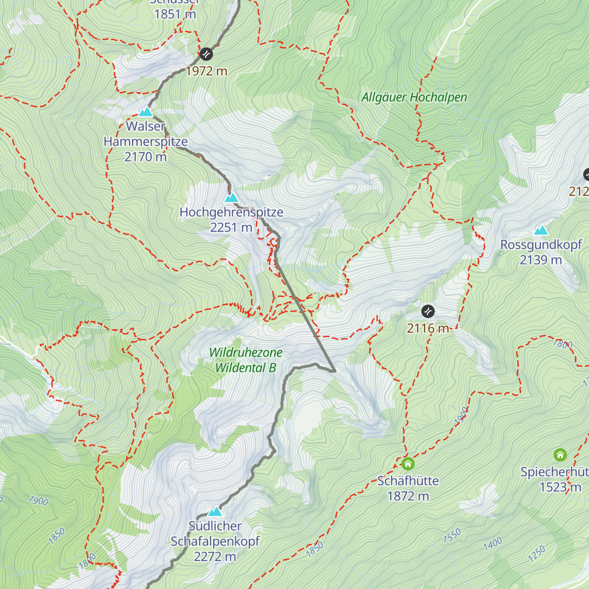 Fiderepasshütte map