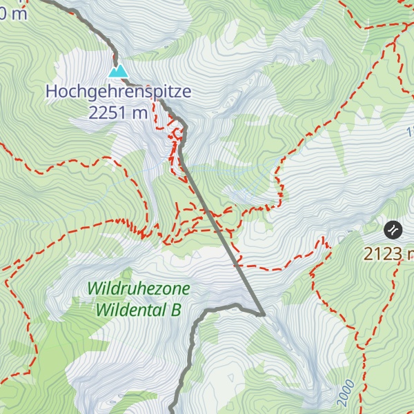 Map of Fiderepasshütte