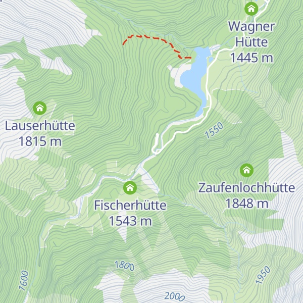 Map of Salzhütte