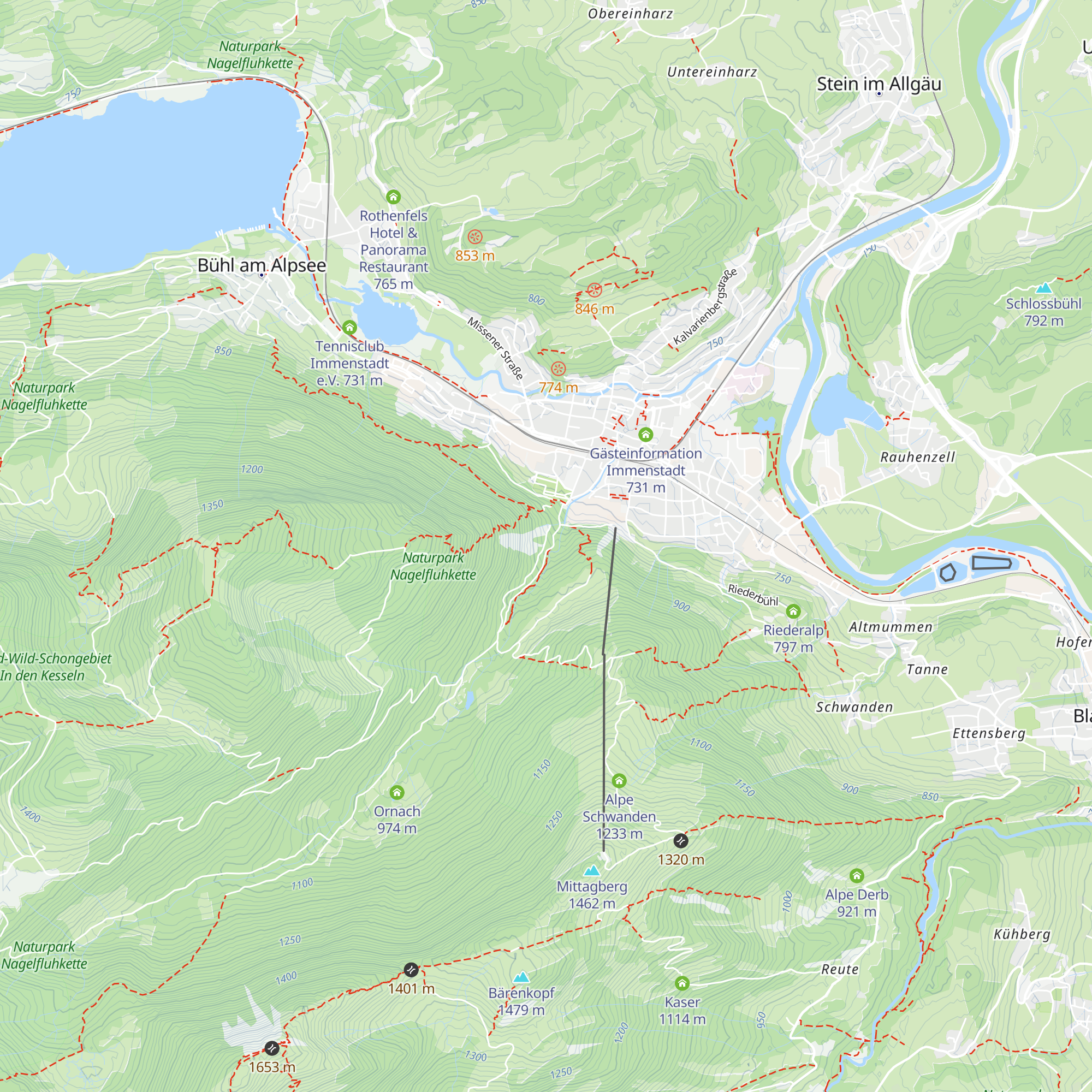 Wasserkraftanlage Immenstadt map